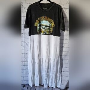 UPCYCLED Boho Graphic Dress M/L